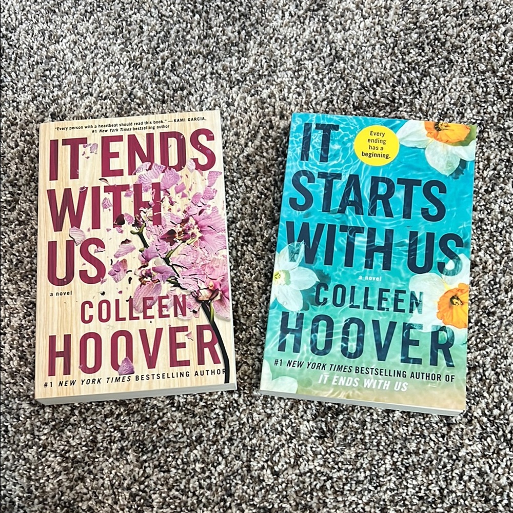 Colleen Hoover Book Set - It Ends With Us & It Starts With Us